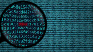 Cybersecurity concept with a focus on digital data protection