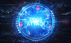 Digital illustration of cybersecurity and data protection