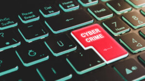 Illustration highlighting the rise of cybercrime