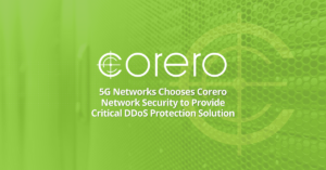 Press release image about Corero's involvement with 5G networks