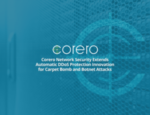 A graphic that visualizes the concept of carpet-bombing attacks and botnets, commonly discussed in cybersecurity contexts