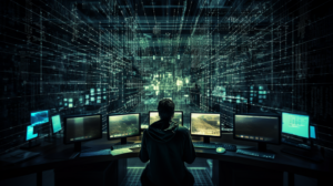 Graphical representation of Corero's threat research data, showcasing various cybersecurity metrics and trends.