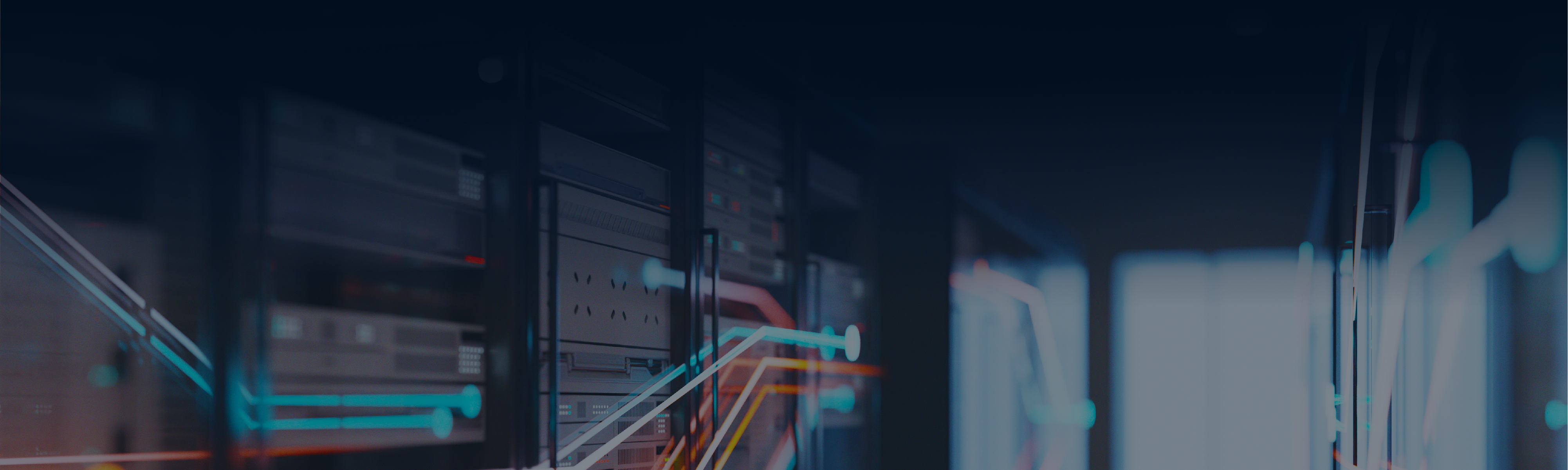 Corero Partner-First Web Landing Page Banner with a blue background and white text