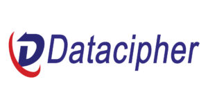 Datacipher logo featuring a stylized design with the company name in bold, modern typography.