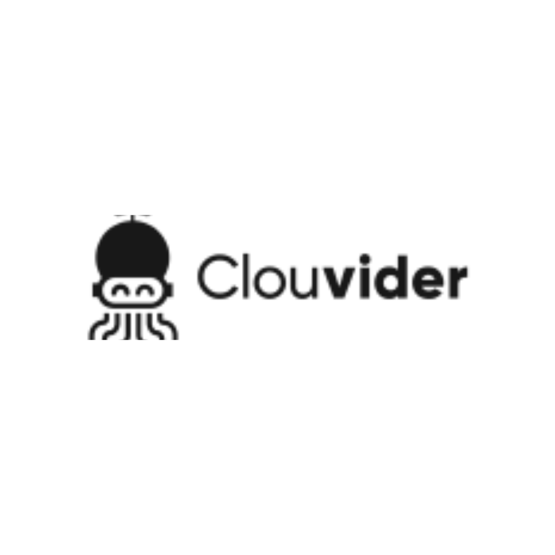 Clouvider Square Logo: Clouvider logo in square format